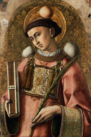 Crivelli 1476 painting of Saint Stephen